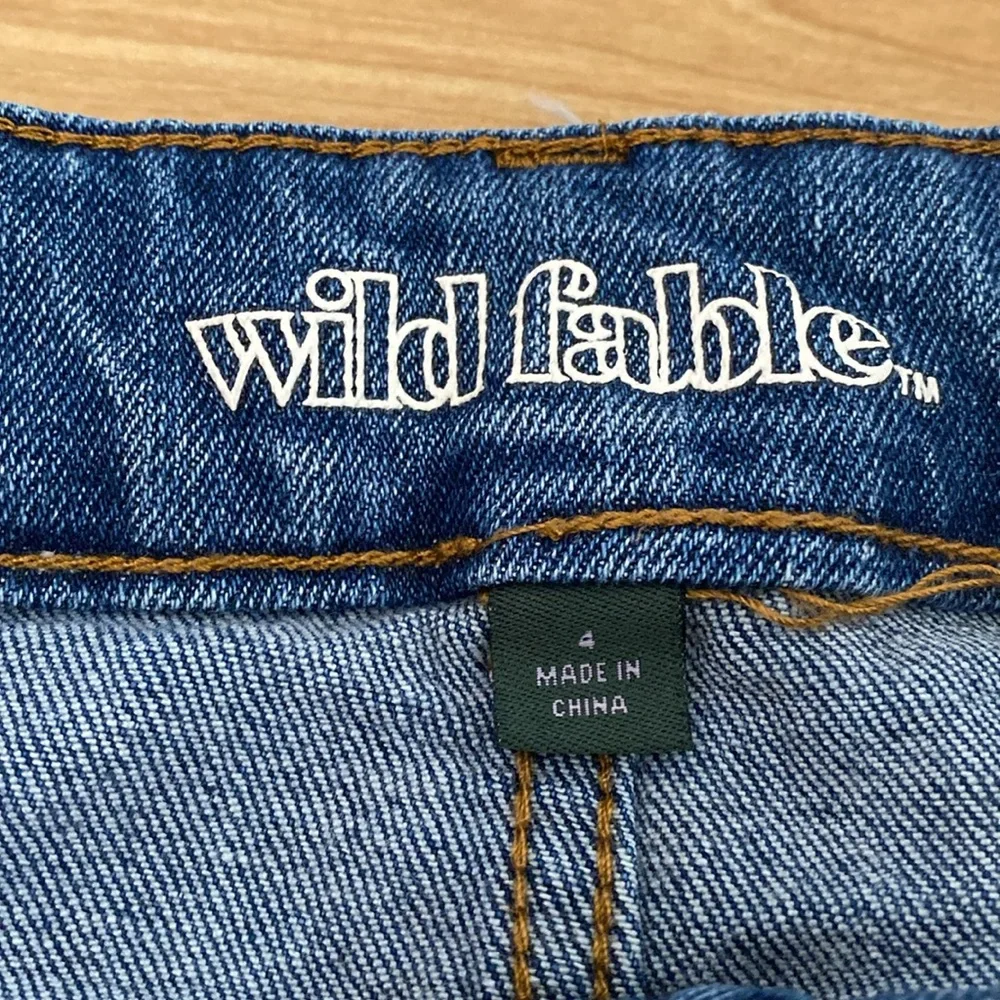 wild fable jean skirt